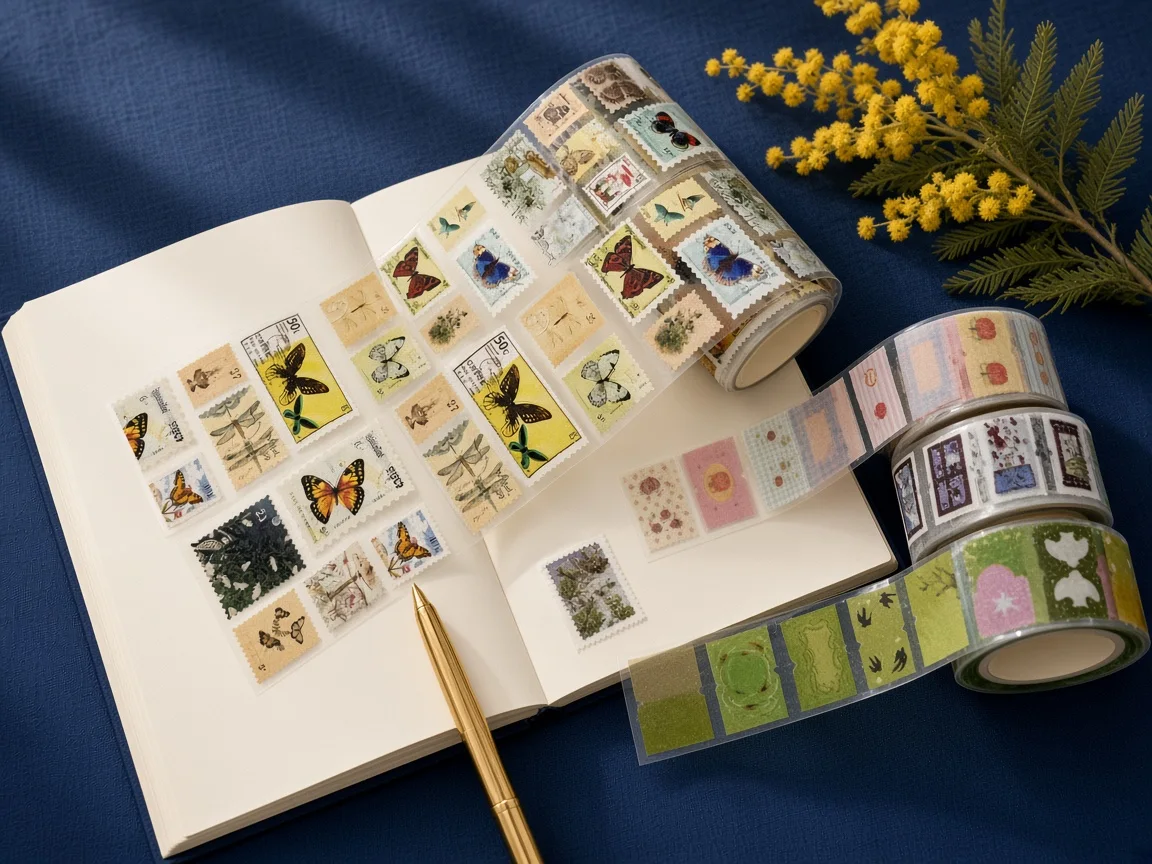 Stamp stickers & custom-shape stickers